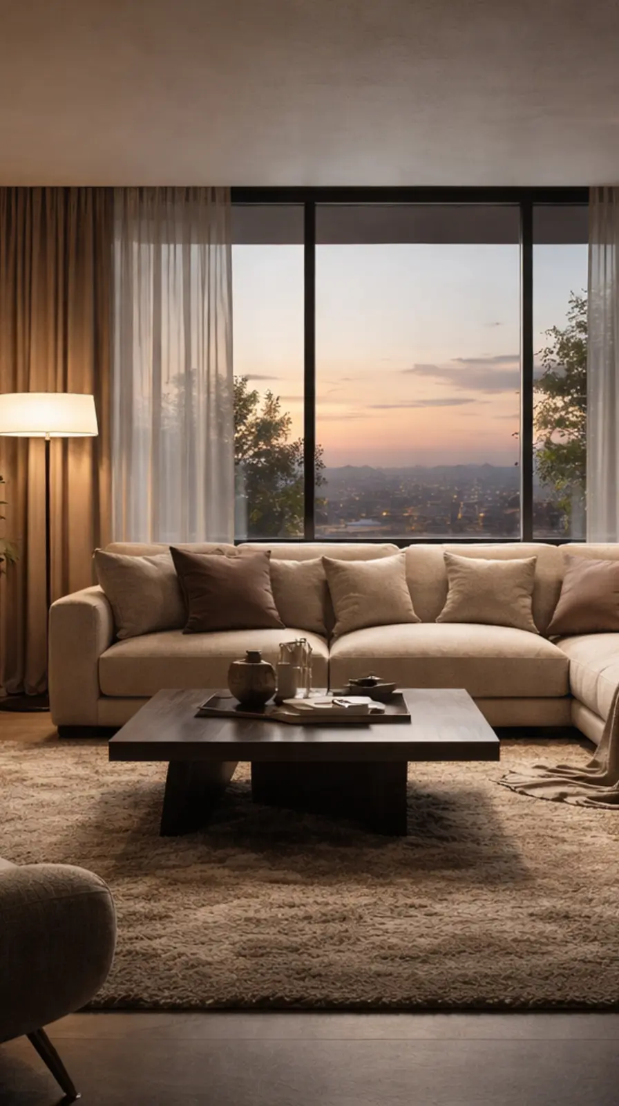 Сучасна вітальня з італійськими меблями